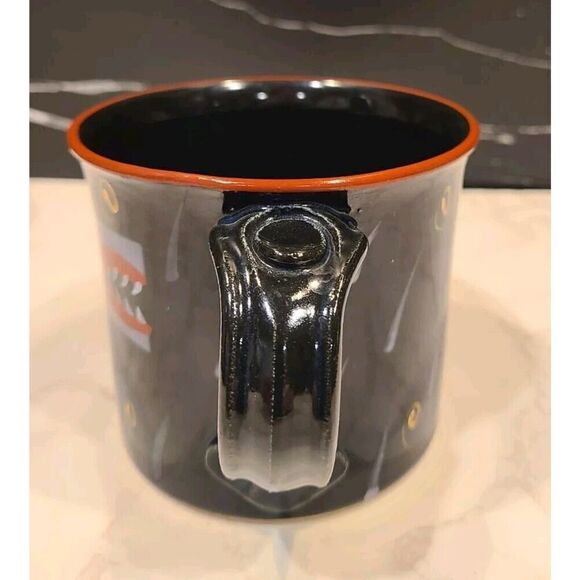 LeStudio Thorbeck Page Funky Monster Dog Mug Coffee Cup Art Vtg 1985 Signed EUC - Picture 3 of 7